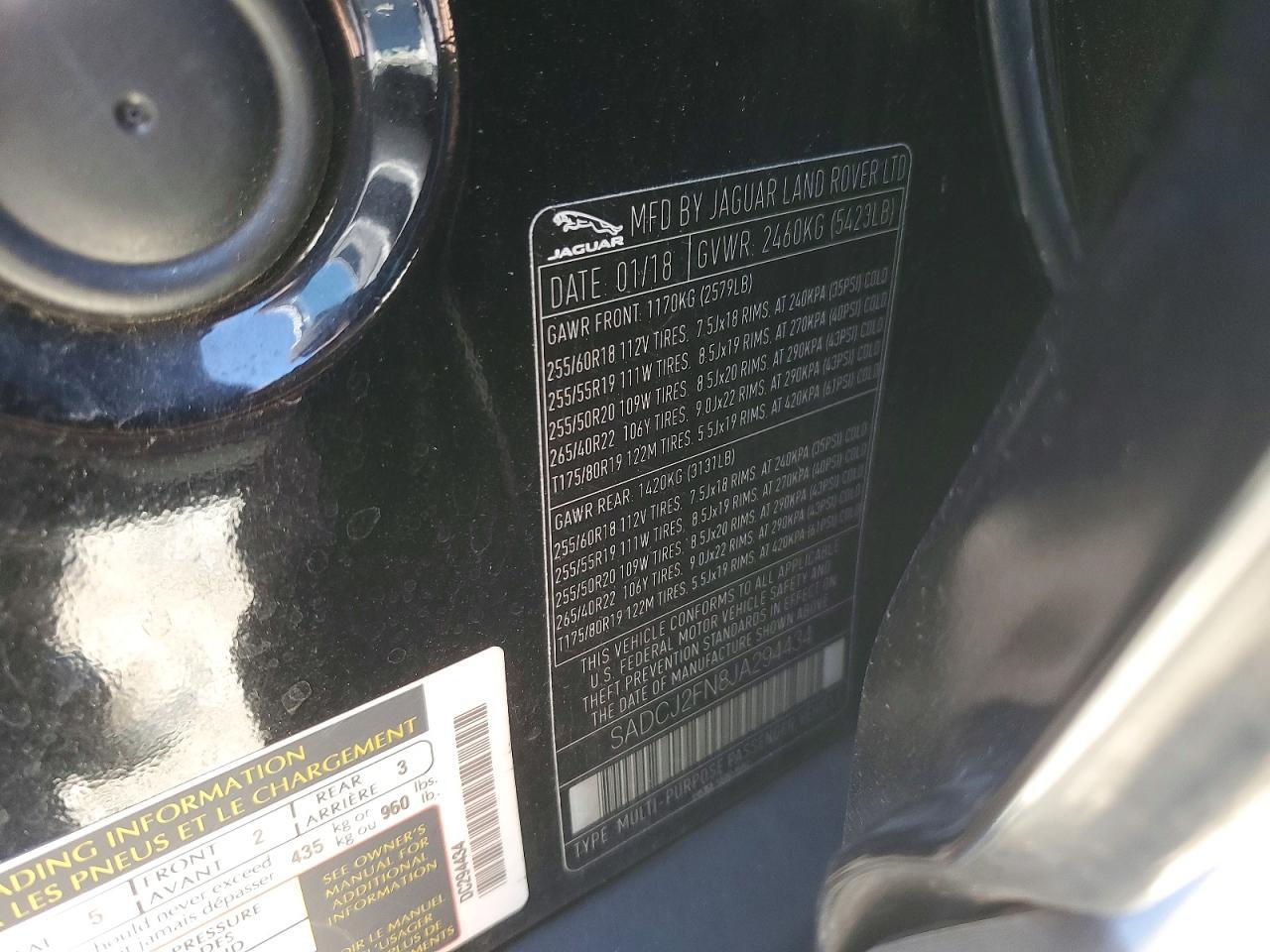 2018 Jaguar F-Pace Premium - zdjęcie 13