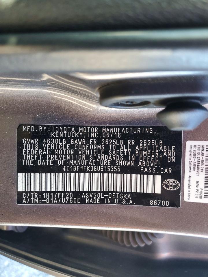 2016 Toyota Camry Se - zdjęcie 13