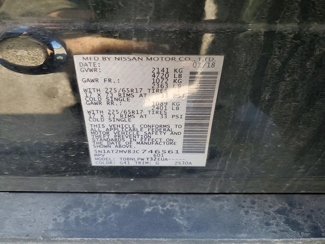 2018 Nissan Rogue S - zdjęcie 14