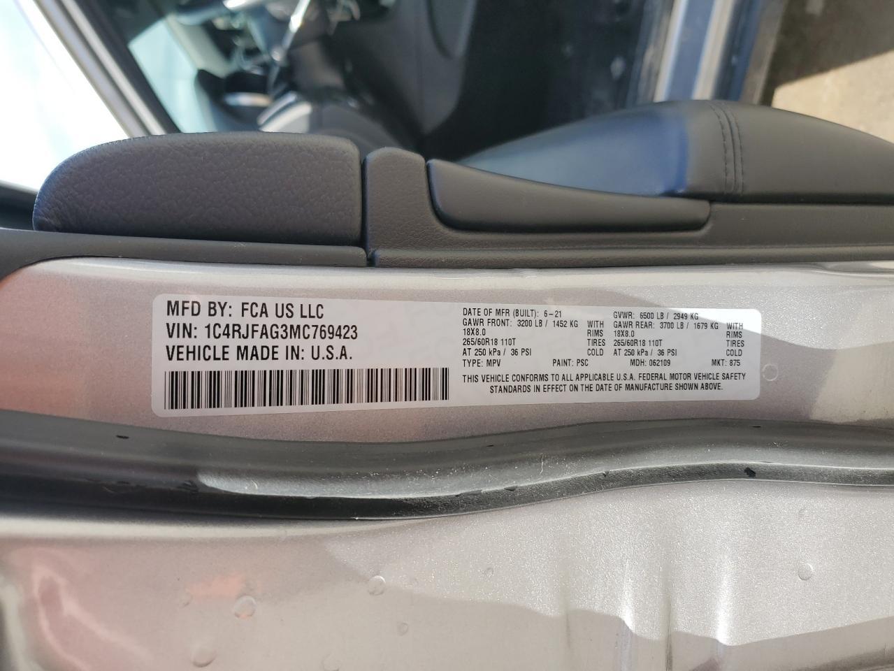 2021 Jeep Grand Cherokee Laredo - zdjęcie 14