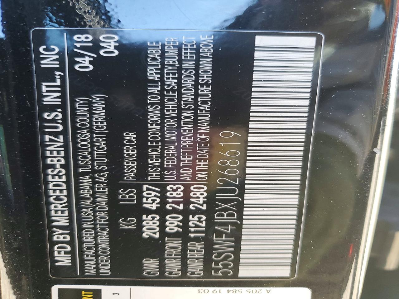 2018 Mercedes-Benz C-Class C300 - zdjęcie 12