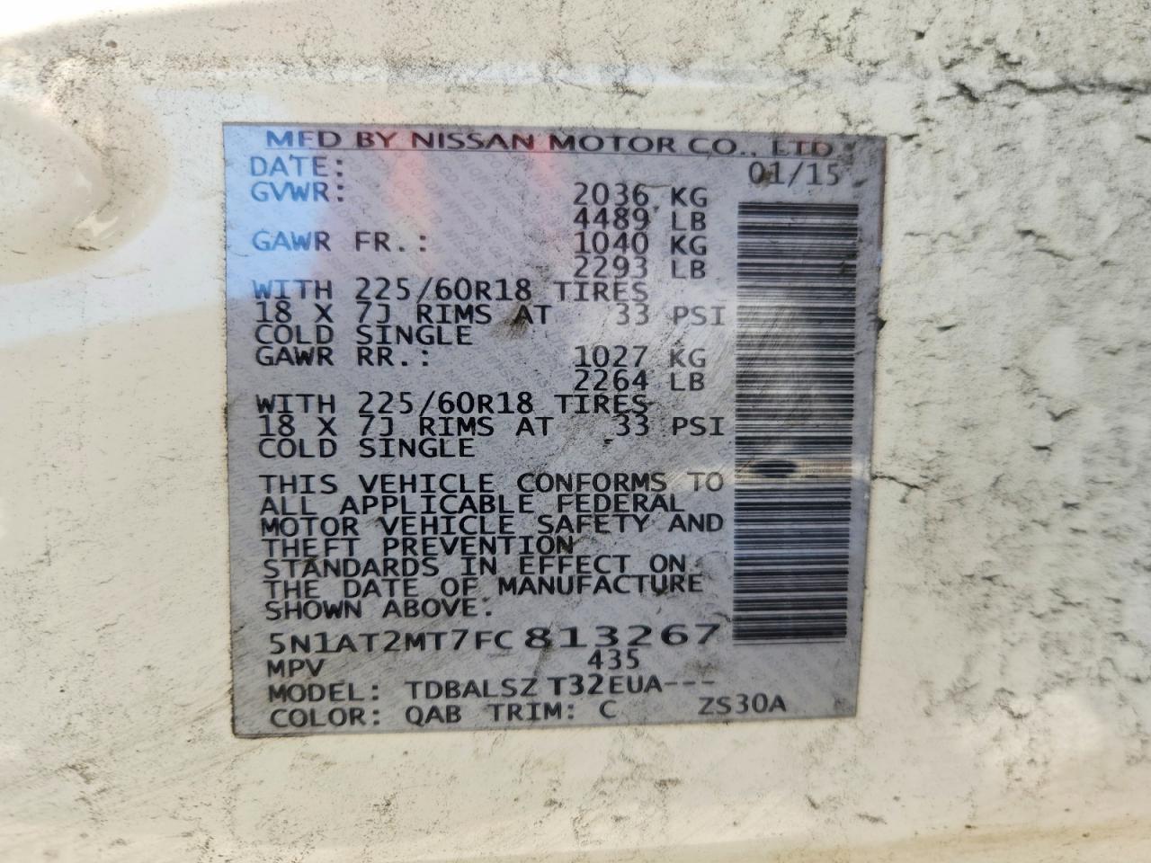 2015 Nissan Rogue Sl - zdjęcie 13