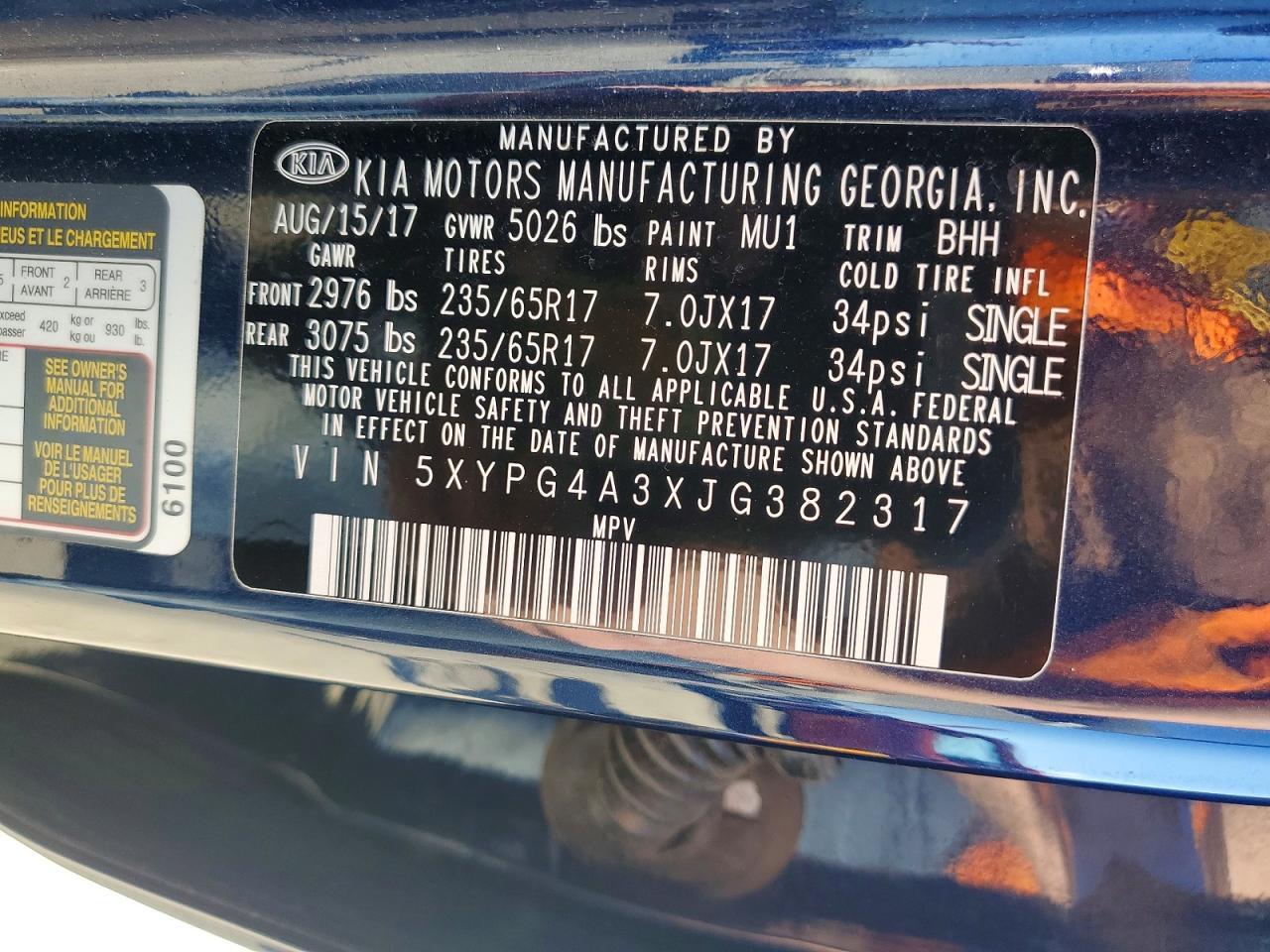2018 Kia Sorento Lx - zdjęcie 13