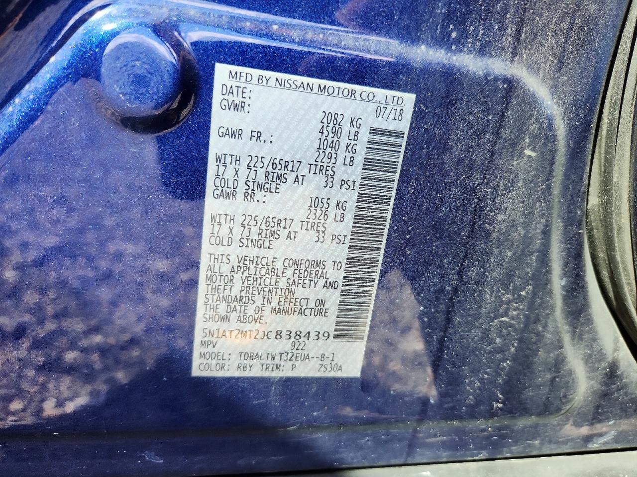 2018 Nissan Rogue S - zdjęcie 13