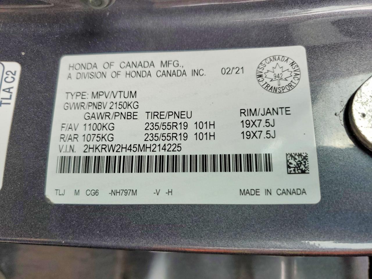 2021 Honda Cr-V Sport - zdjęcie 13