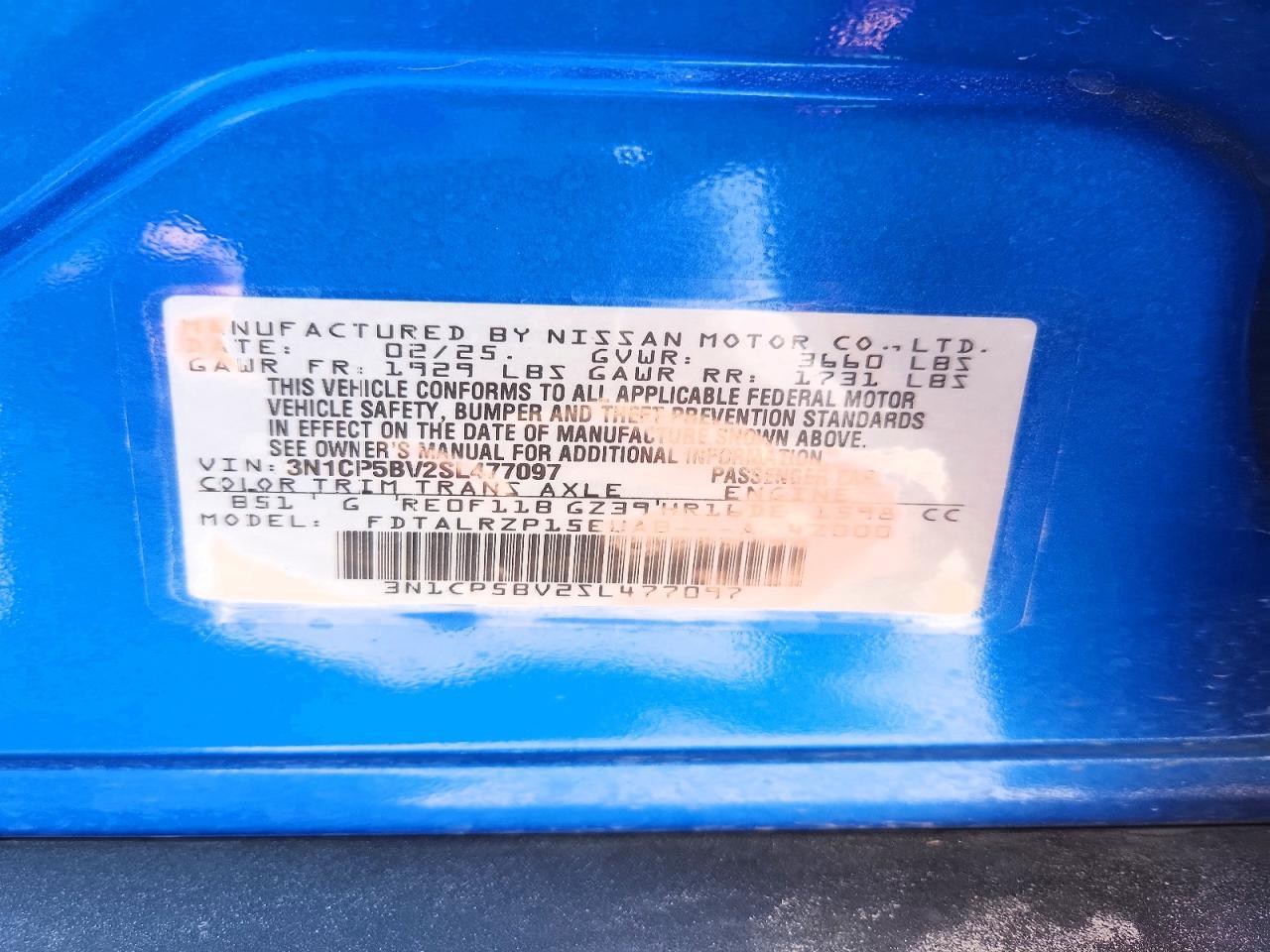 2025 Nissan Kicks Play S - zdjęcie 12