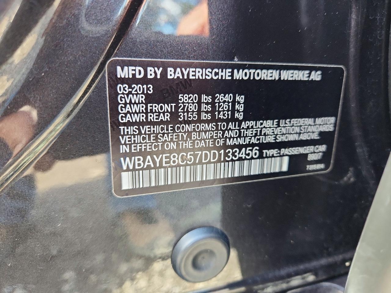 2013 BMW 750 Li - zdjęcie 12