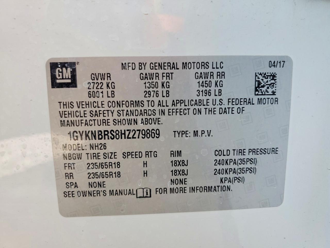 2017 Cadillac Xt5 Luxury - zdjęcie 13