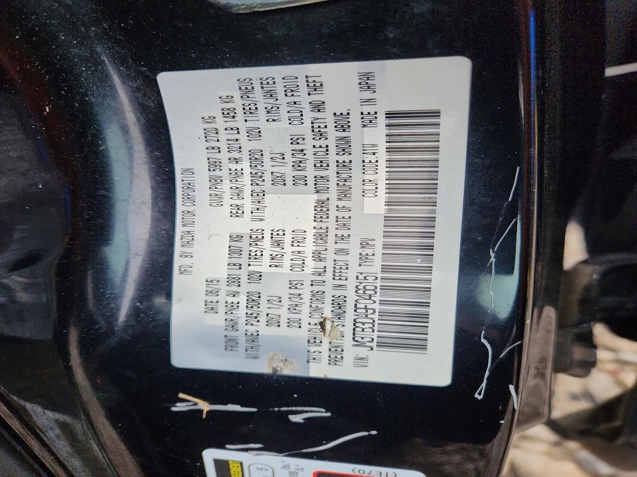 2015 Mazda Cx-9 - zdjęcie 13