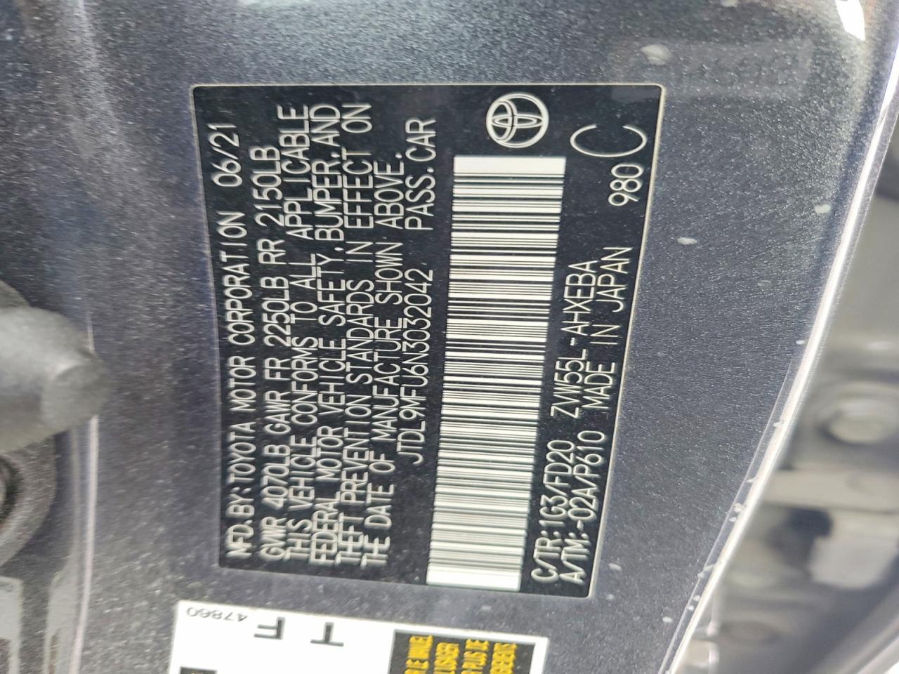 2022 Toyota Prius Le Awd-E - zdjęcie 12