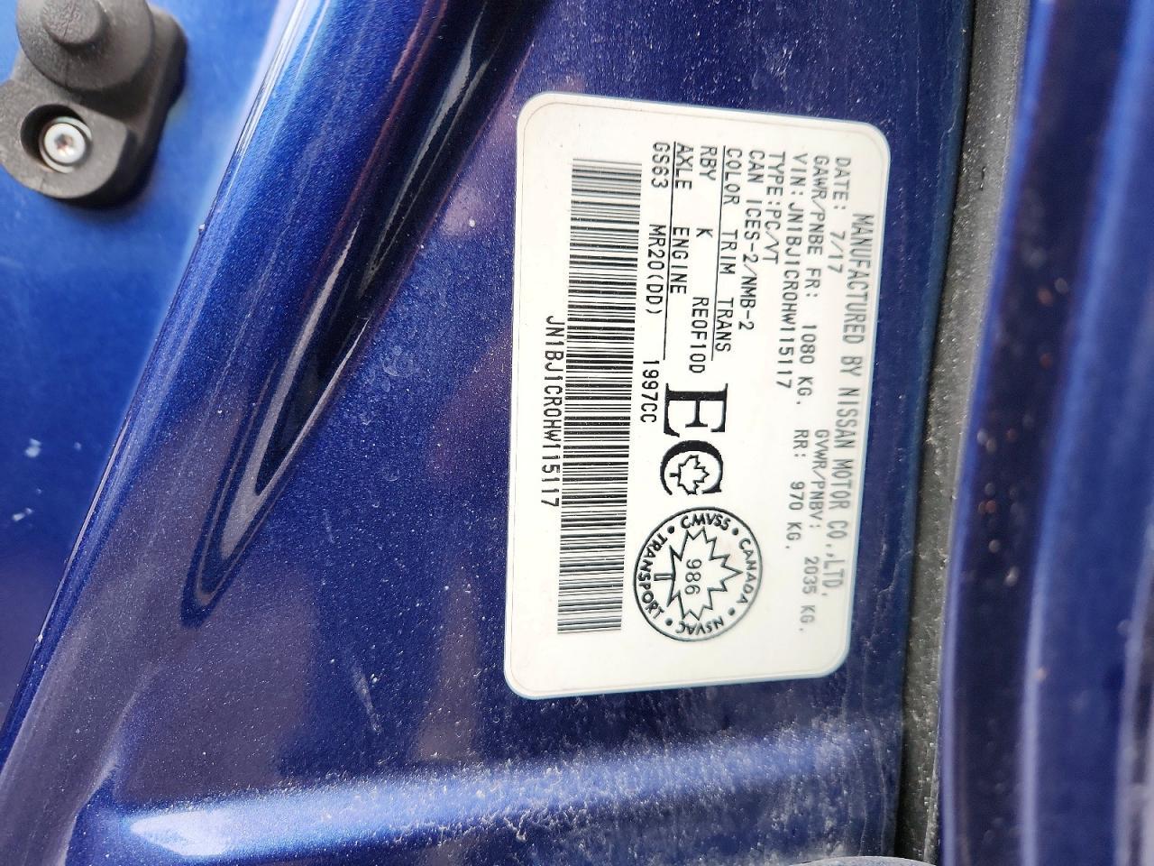 2017 Nissan Truck/Van Qashqai Sv 4Dr Awd - zdjęcie 12