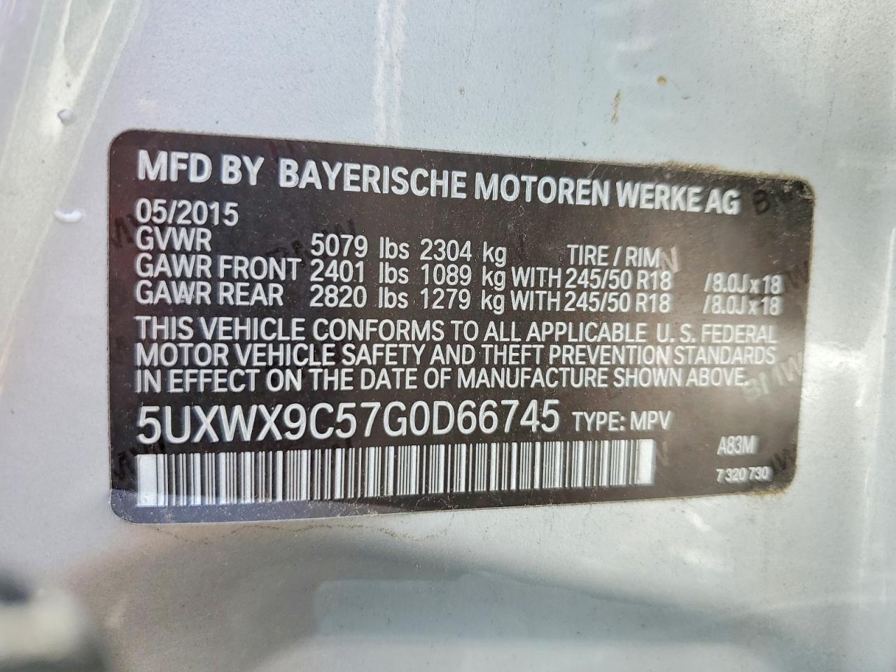 2016 BMW X3 xDrive28I - zdjęcie 13
