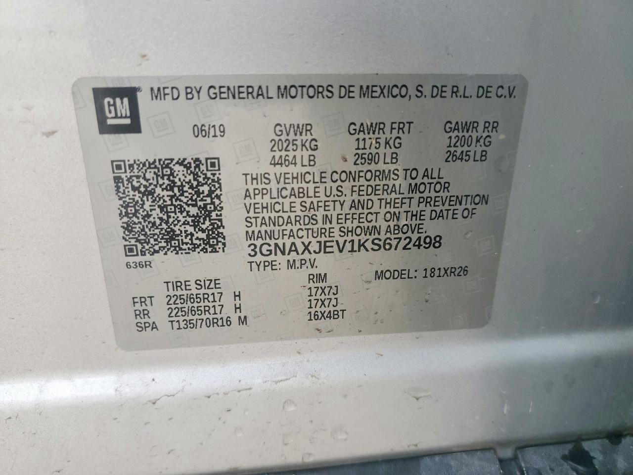 2019 Chevrolet Equinox Lt - zdjęcie 14