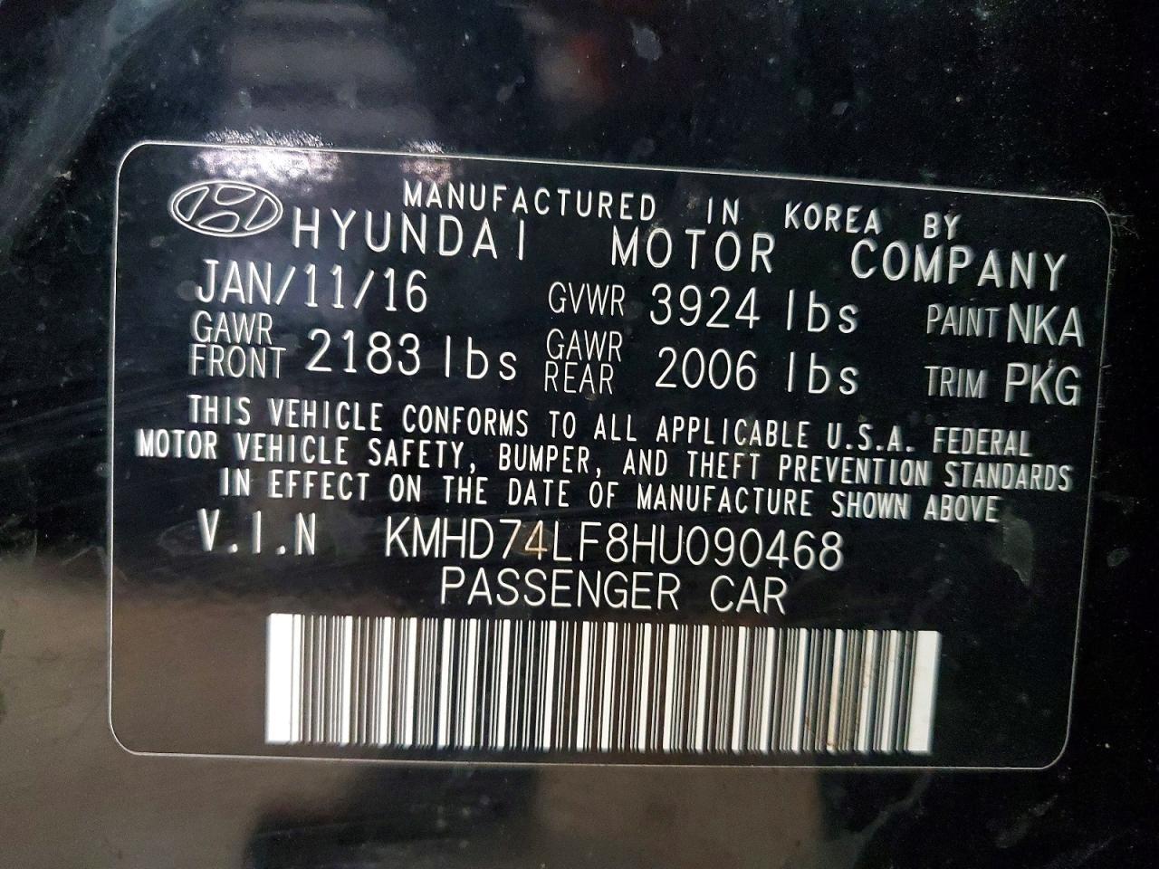 2017 Hyundai Elantra Se - zdjęcie 12