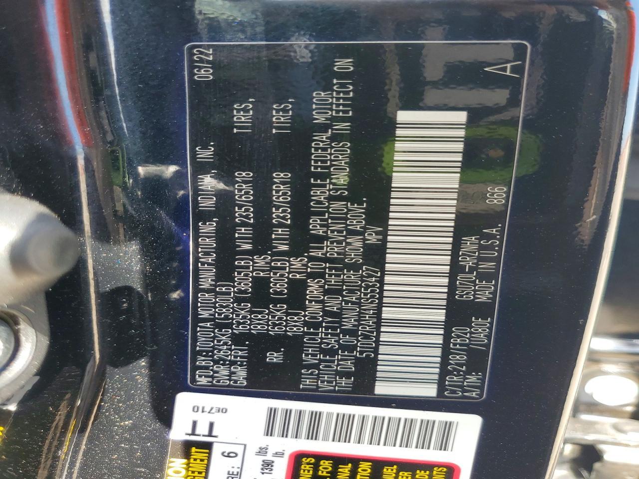 2022 Toyota Highlander L - zdjęcie 13