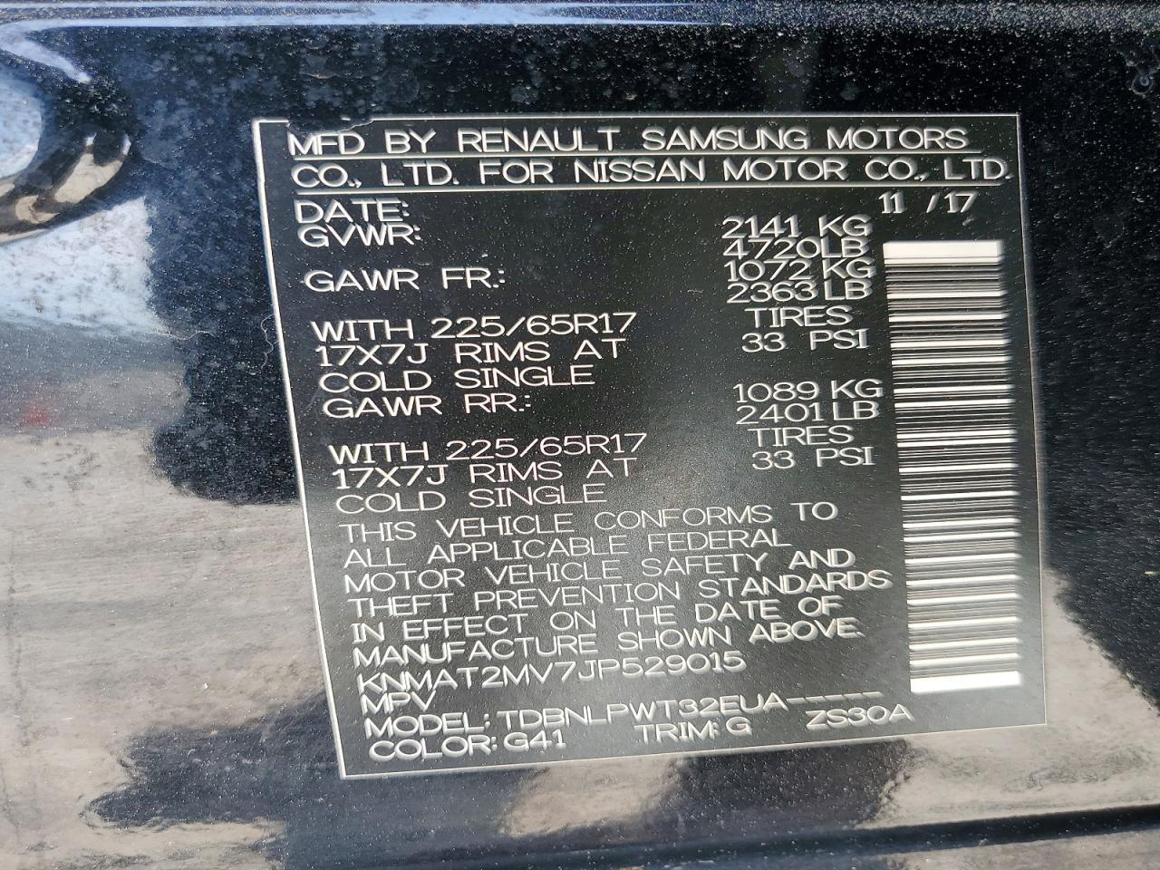 2018 Nissan Rogue S - zdjęcie 13