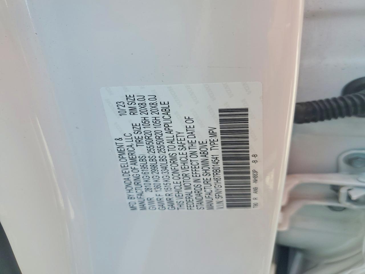 2024 Honda Pilot Elite - zdjęcie 13