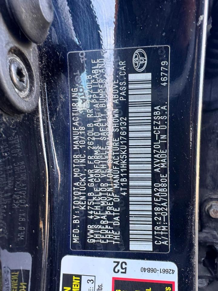 2019 Toyota Camry Se - zdjęcie 10