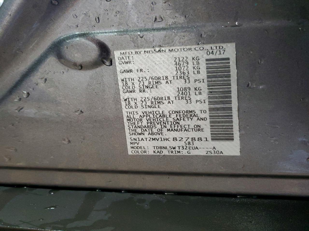 2017 Nissan Rogue Sl - zdjęcie 12