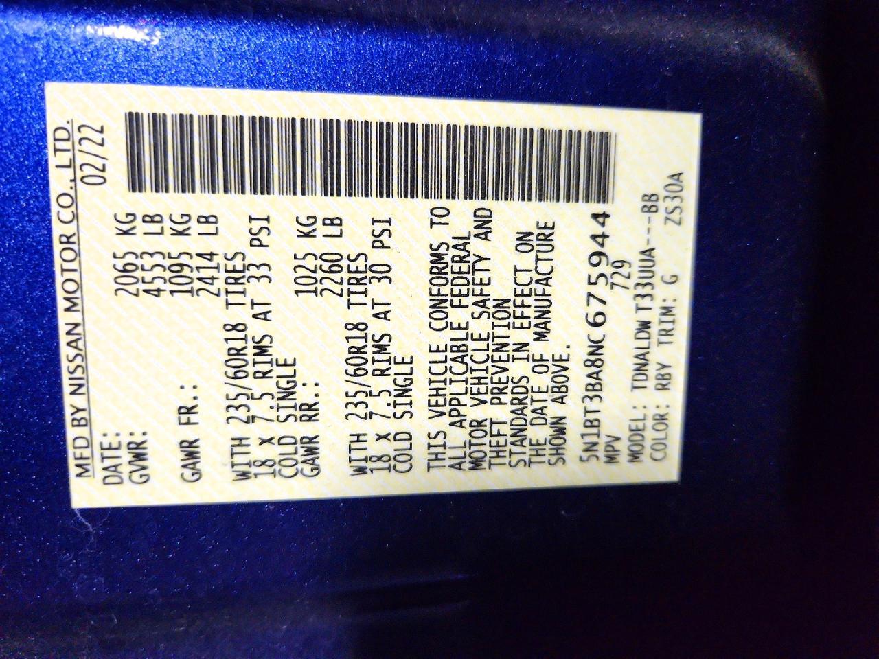 2022 Nissan Rogue Sv - zdjęcie 14