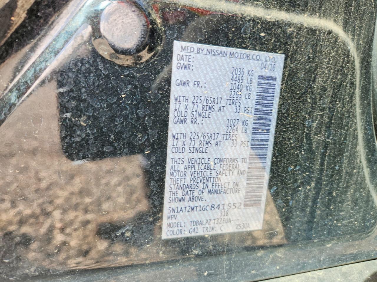 2016 Nissan Rogue S - zdjęcie 14