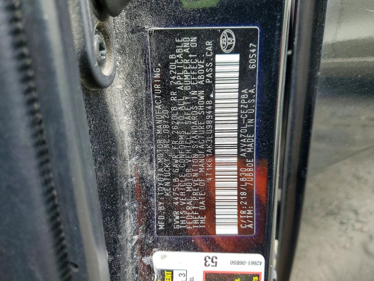 2020 Toyota Camry Xse - zdjęcie 13