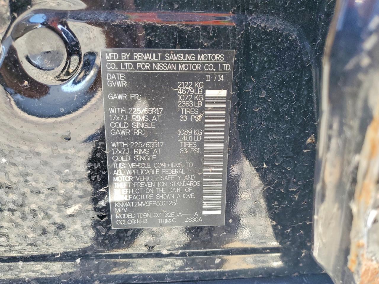 2015 Nissan Rogue Sv - zdjęcie 13