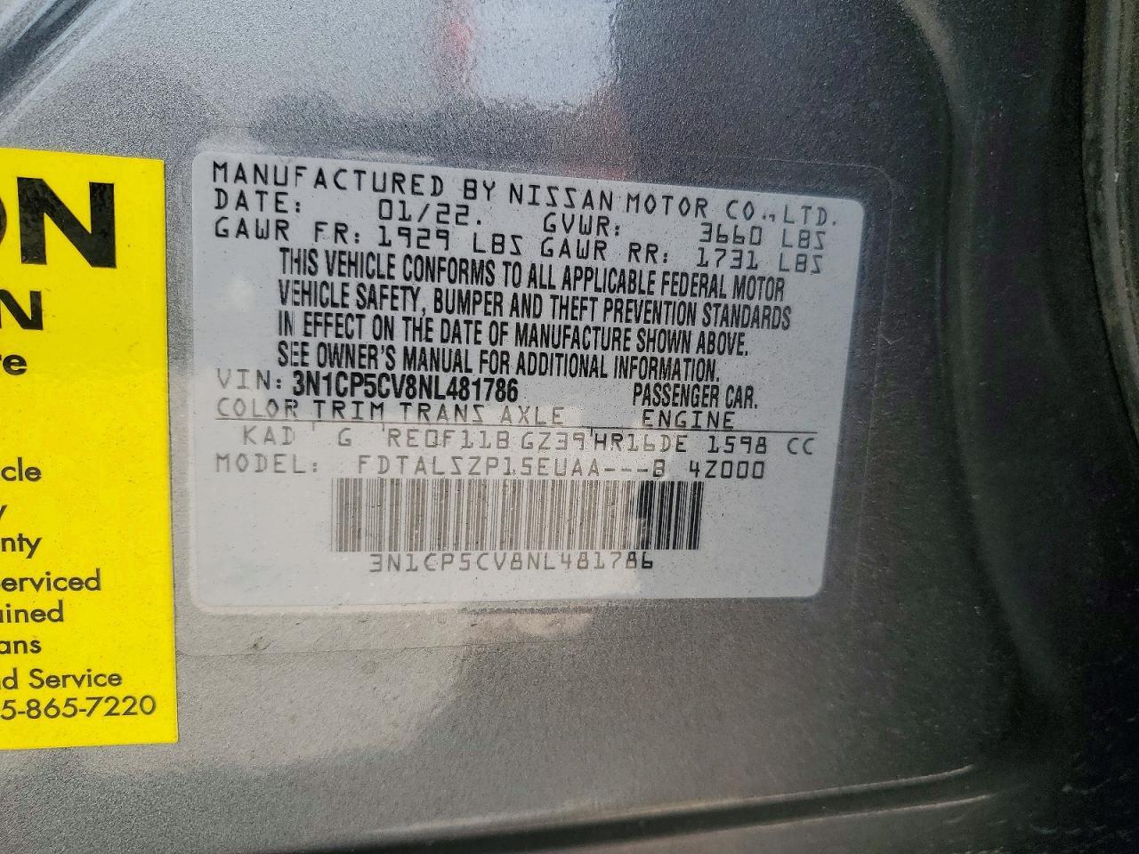 2022 Nissan Kicks Sv - zdjęcie 13