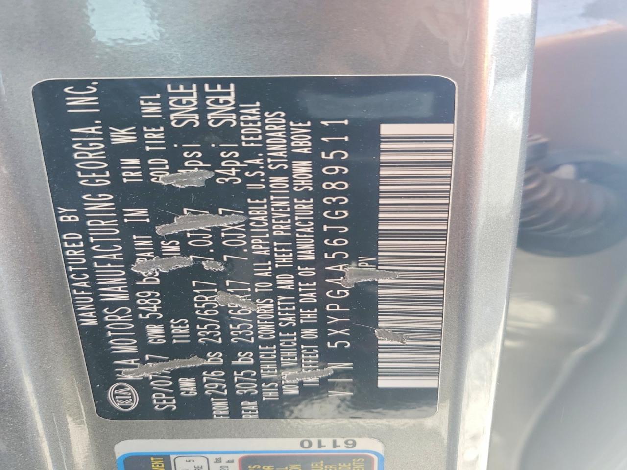 2018 Kia Sorento Lx V6 - zdjęcie 13