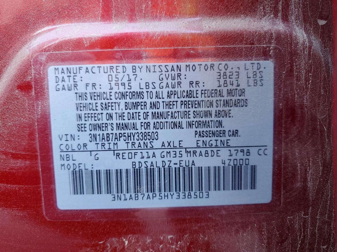 2017 Nissan Sentra Sv - zdjęcie 12