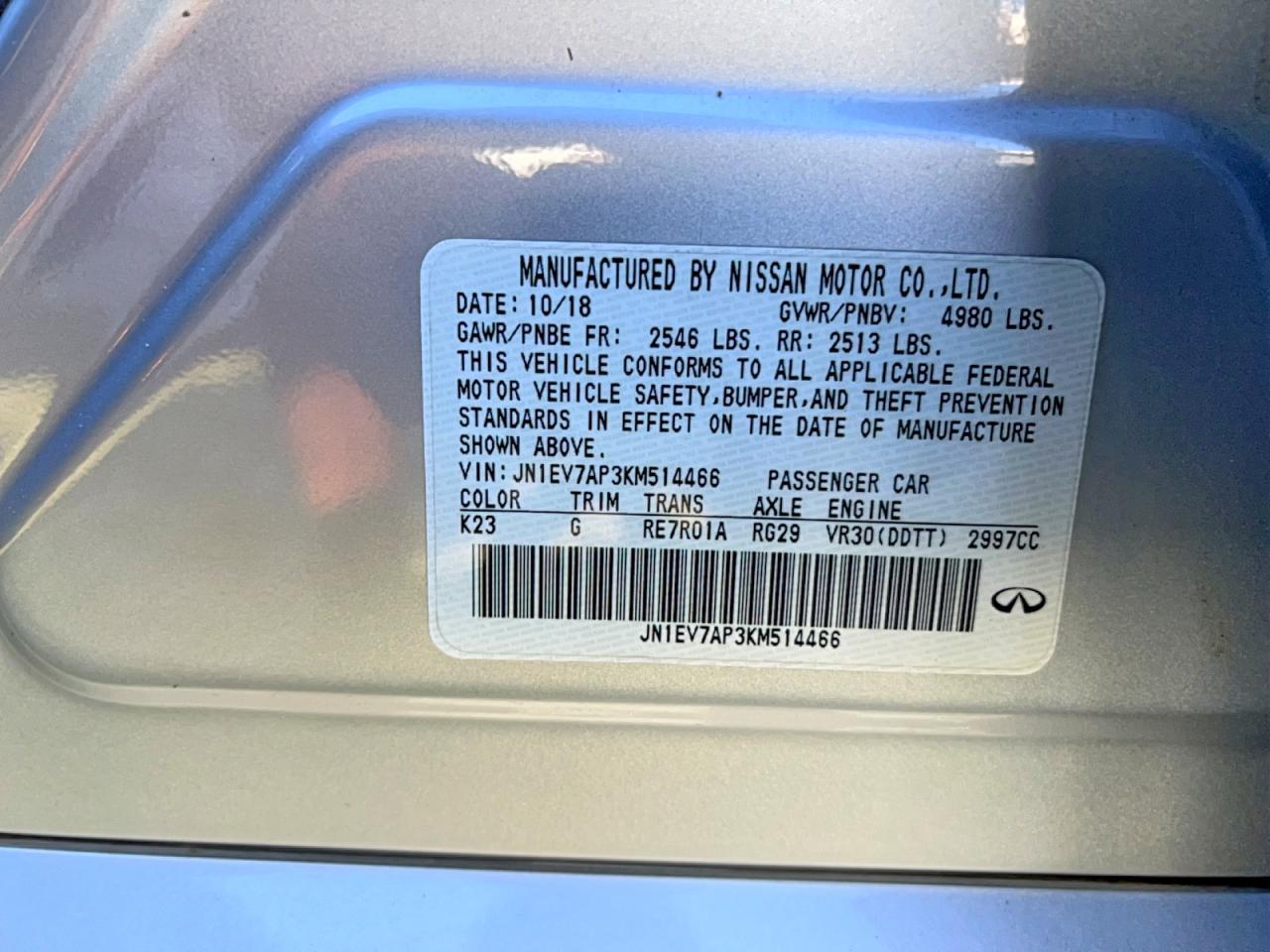 2019 Infiniti Q50 3.0T Luxe - zdjęcie 10