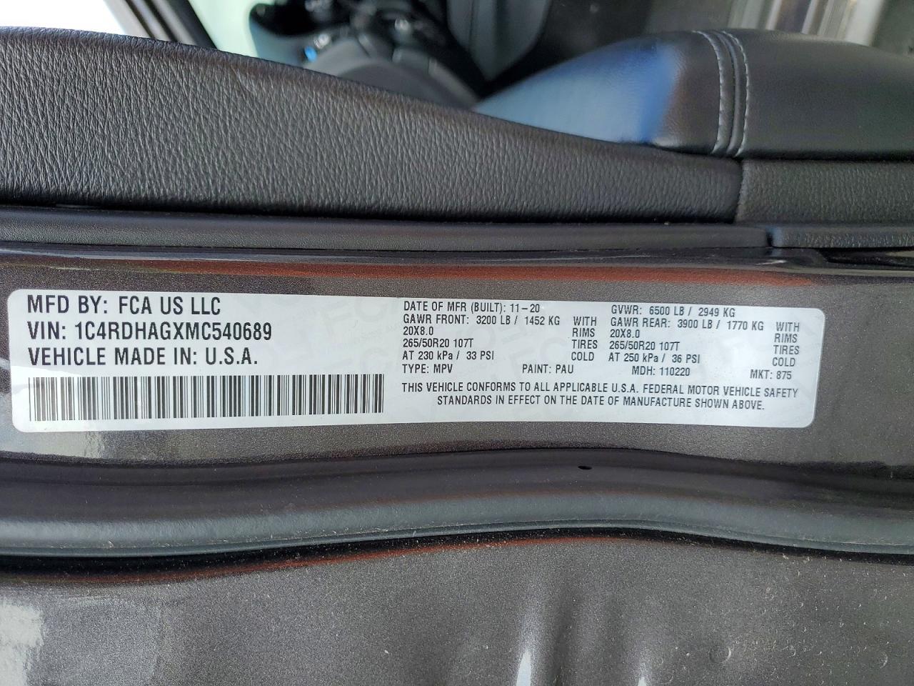 2021 Dodge Durango Sxt - zdjęcie 13