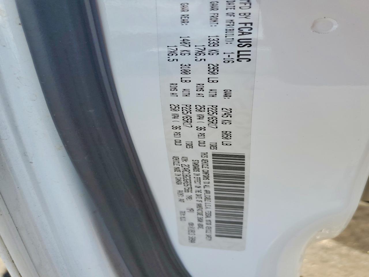 2016 Chrysler Town & Country Touring - zdjęcie 13