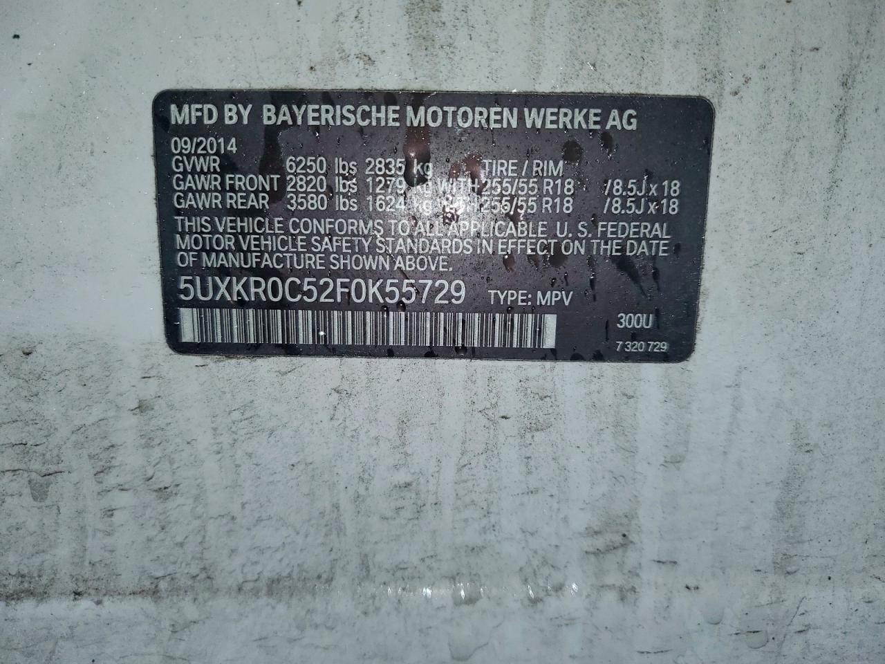 2015 BMW X5 xDrive35I - zdjęcie 14