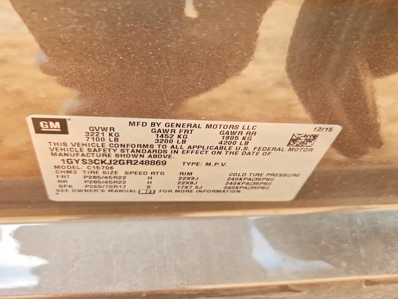 2016 Cadillac Escalade Premium - zdjęcie 13