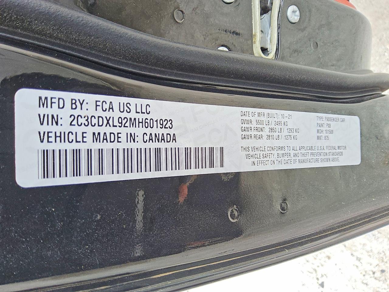 2021 Dodge Charger Srt Hellcat - zdjęcie 12