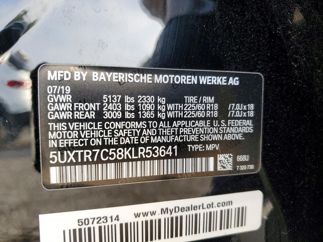 2019 BMW X3 Sdrive30I - zdjęcie 13