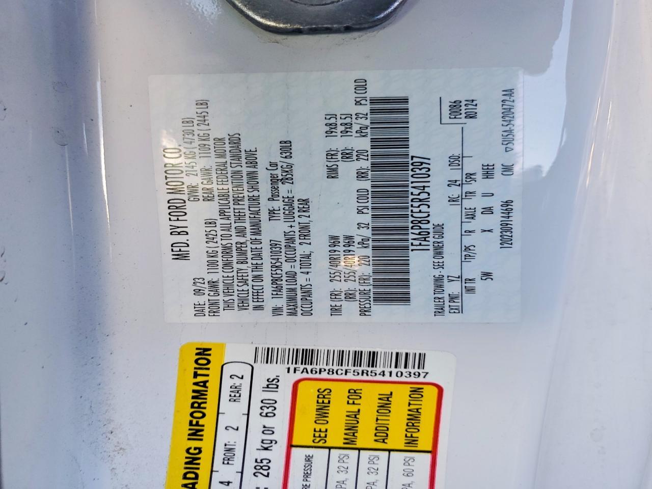 2024 Ford Mustang Gt - zdjęcie 12