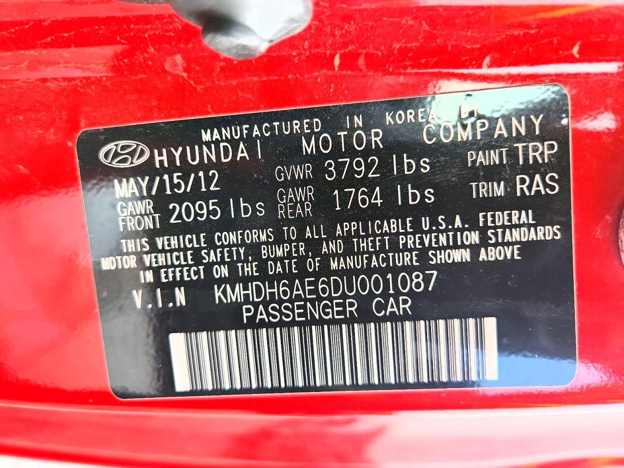 2013 Hyundai Elantra Coupe Gs - zdjęcie 12