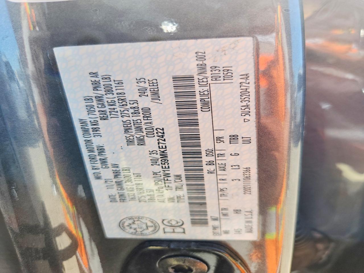 2021 Ford F150 Supercrew - zdjęcie 12