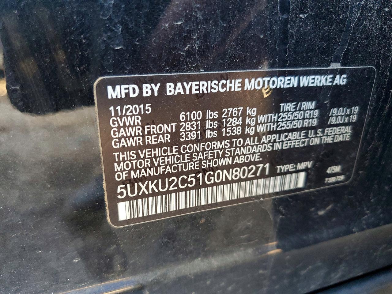 2016 BMW X6 xDrive35I - zdjęcie 13