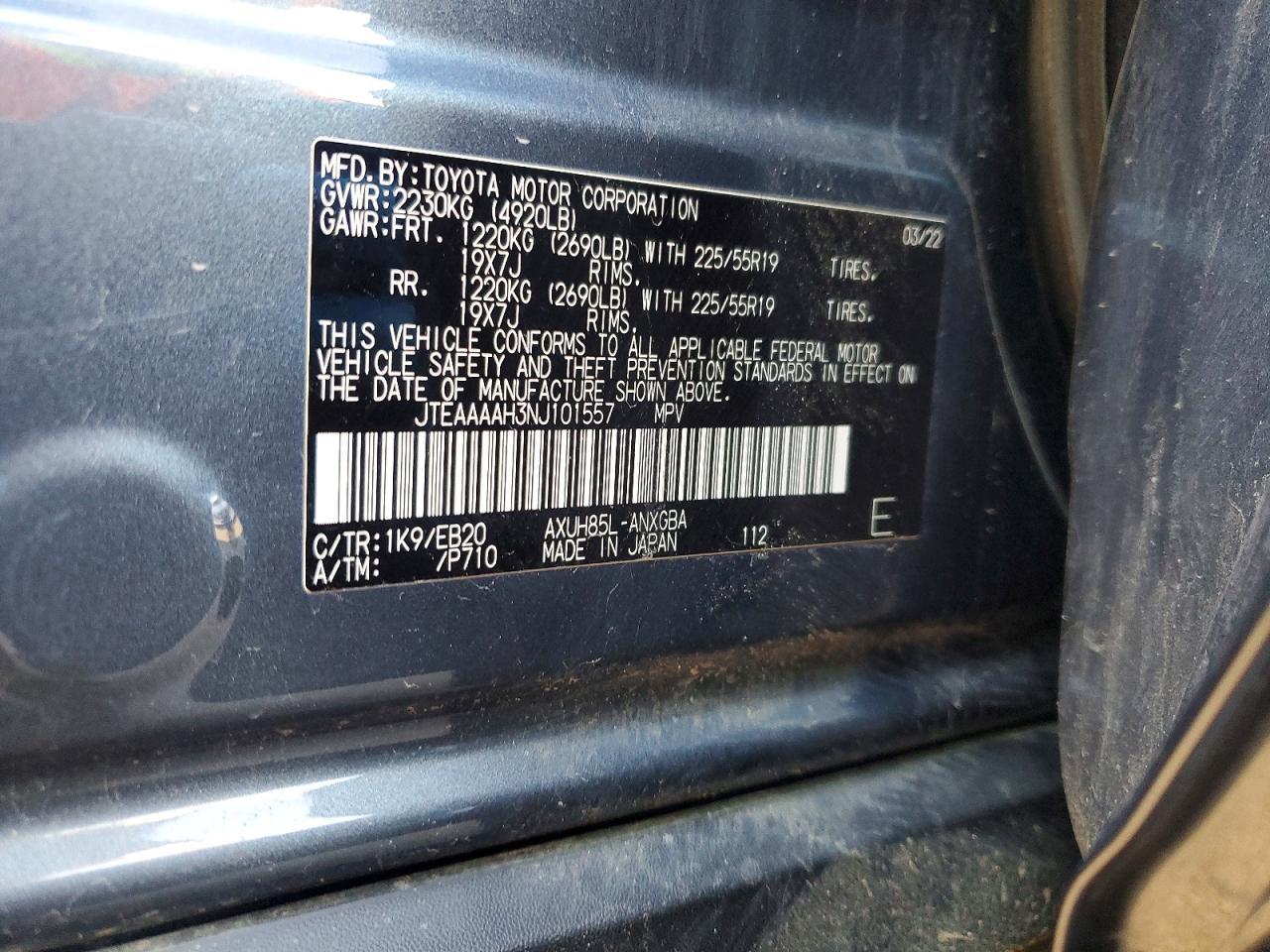 2022 Toyota Venza Xle - zdjęcie 13