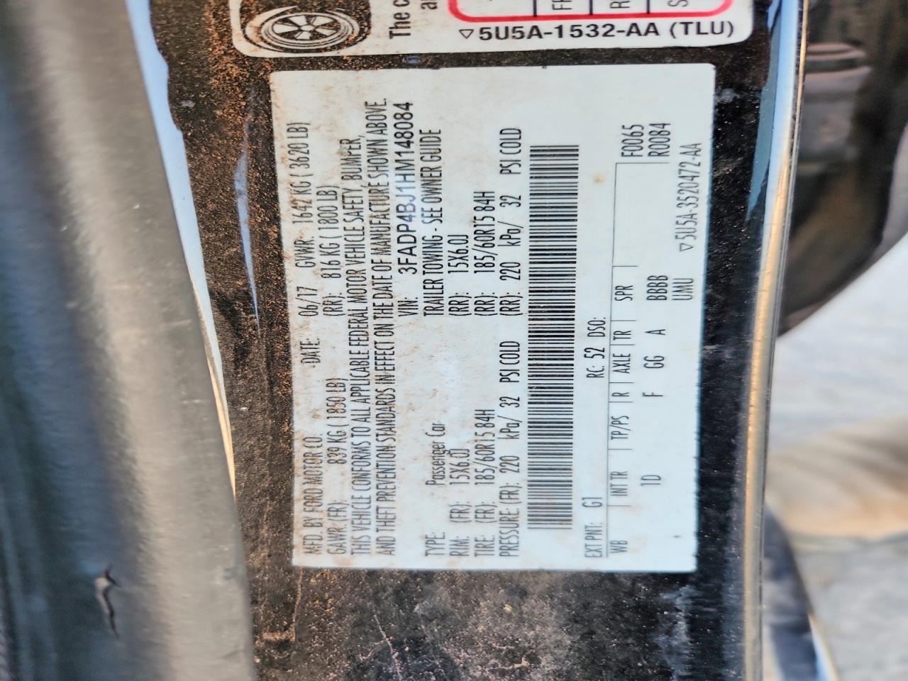 2017 Ford Fiesta Se - zdjęcie 12