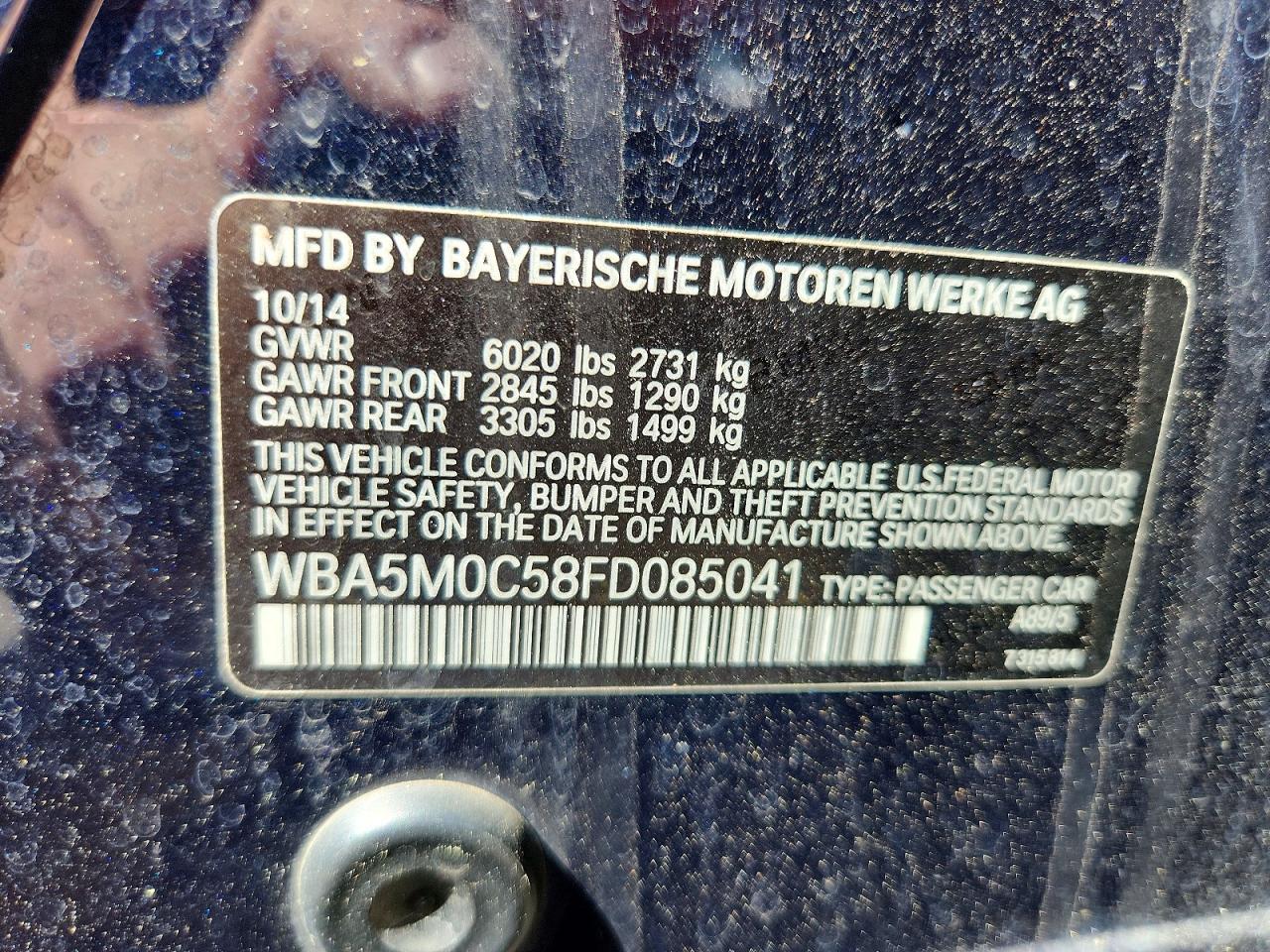 2015 BMW 550 Xigt - zdjęcie 12