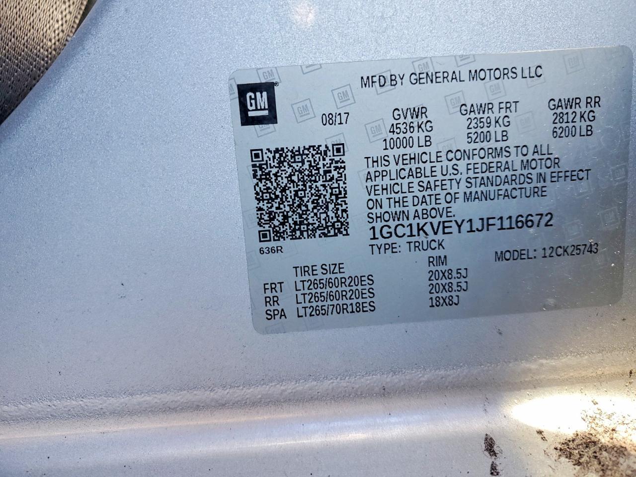 2018 Chevrolet Silverado K2500 Heavy Duty Lt - zdjęcie 12