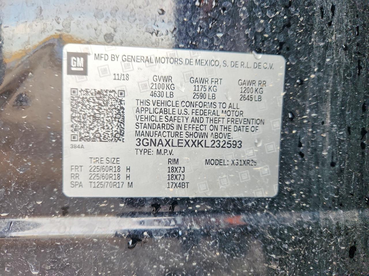 2019 Chevrolet Equinox Lt - zdjęcie 12