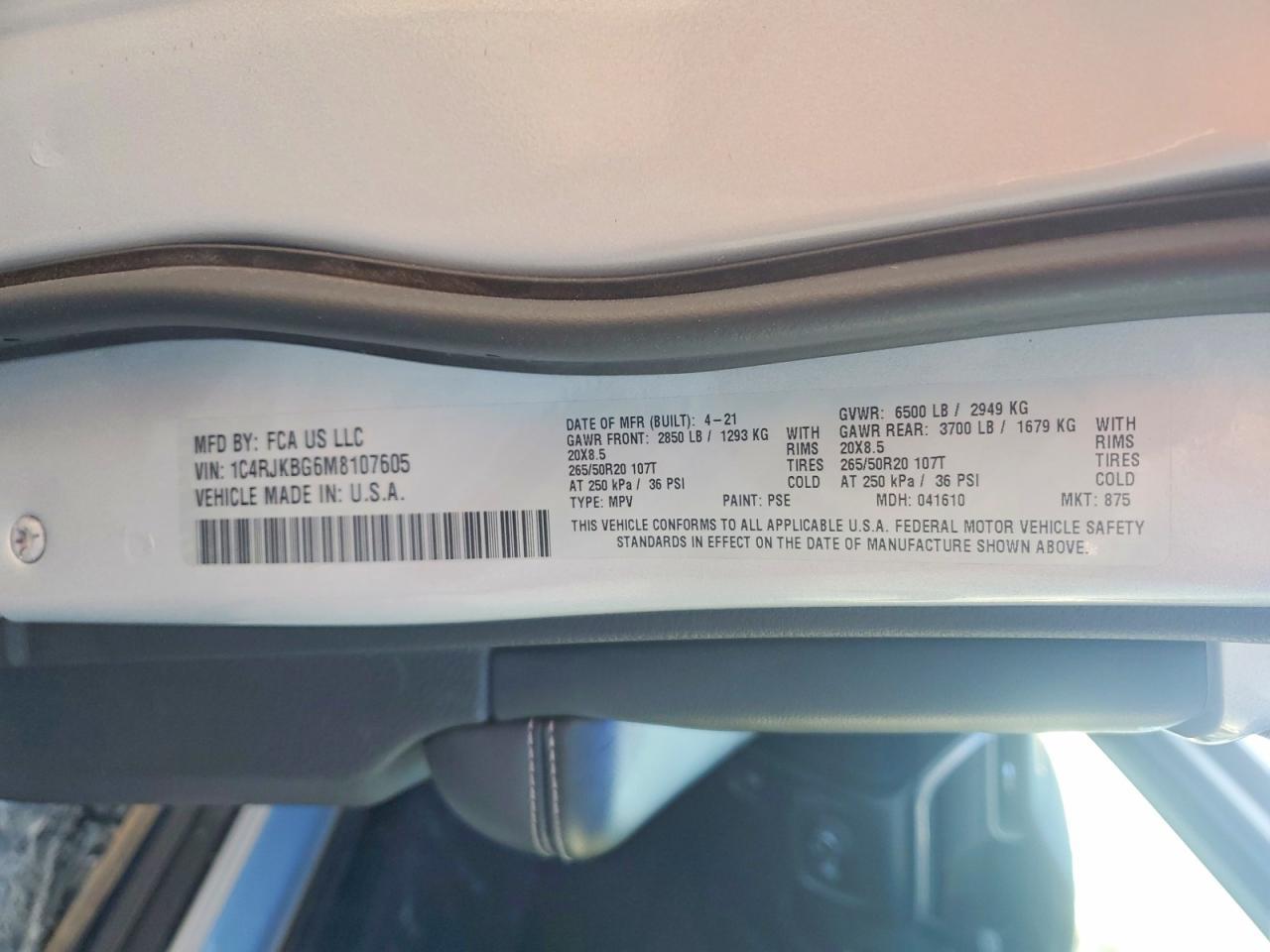 2021 Jeep Grand Cherokee L Limited - zdjęcie 13