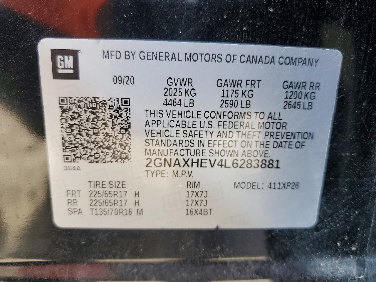 2020 Chevrolet Equinox Ls - zdjęcie 13