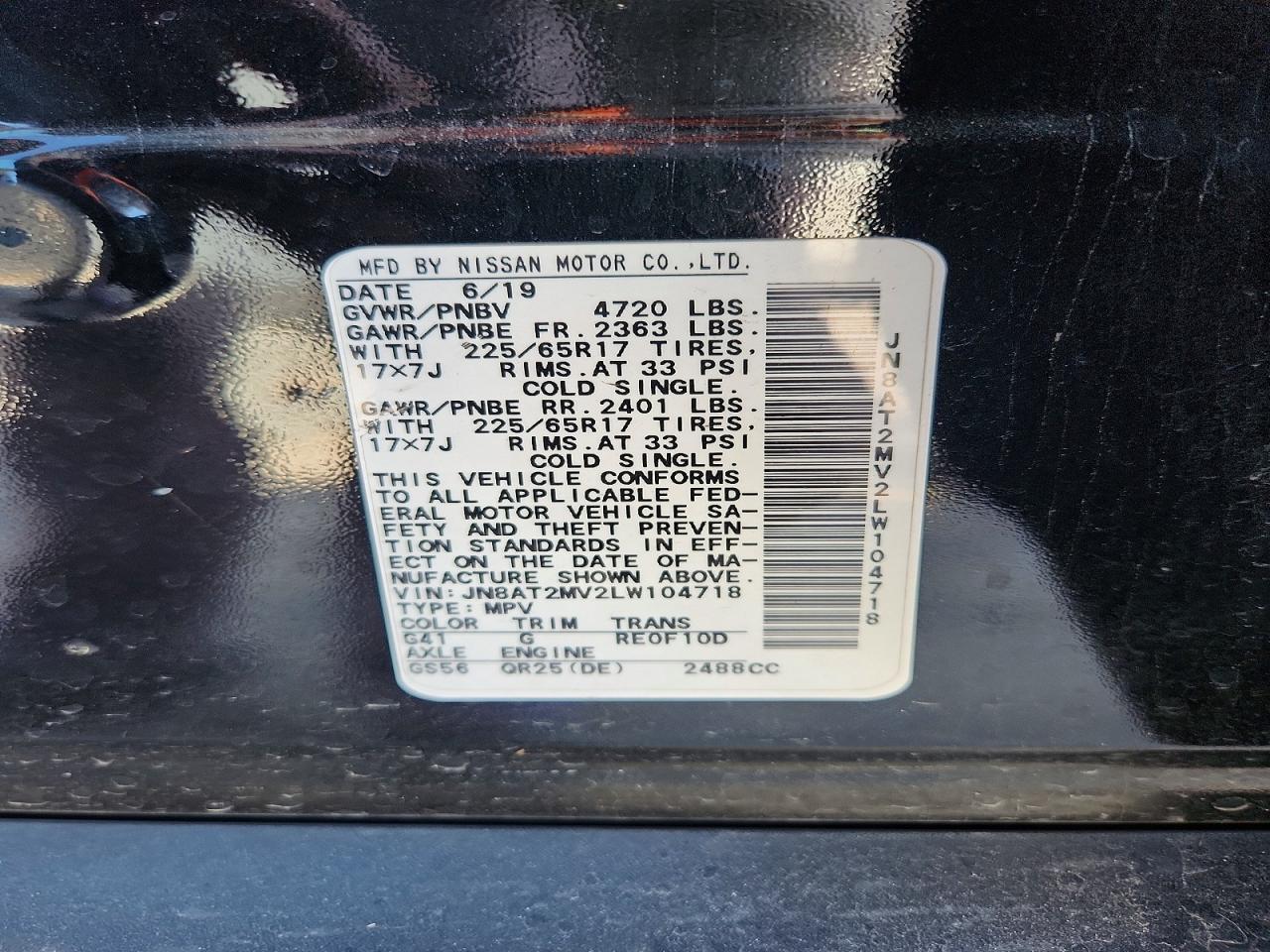 2020 Nissan Rogue Sv - zdjęcie 12