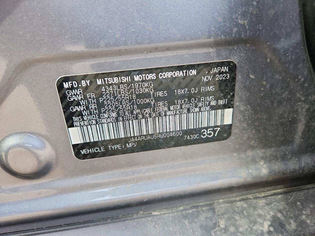 2024 Mitsubishi Outlander Sport S - zdjęcie 12